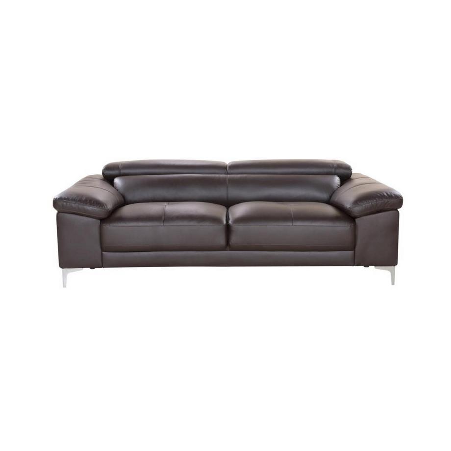 Vente-unique Canapé 3 places en cuir SOLANGE  