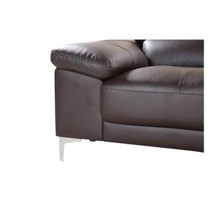 Vente-unique Ledersofa 3Sitzer SOLANGE  