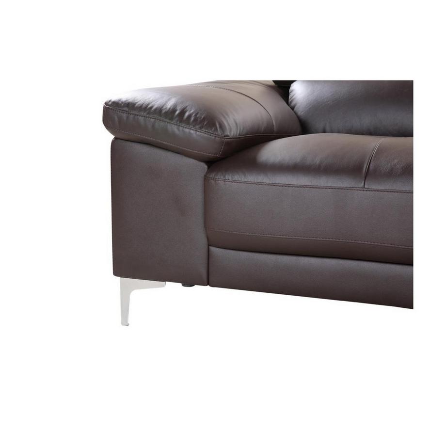 Vente-unique Canapé 3 places en cuir SOLANGE  