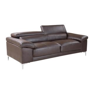 Vente-unique Ledersofa 3Sitzer SOLANGE  