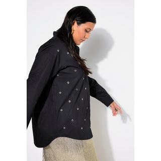 Studio Untold Camicia Oversize Occhielli Metallici  