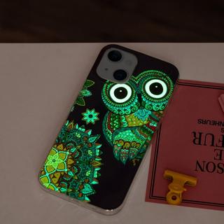 Cover-Discount  iPhone 15 - Coque silicone Noctilucent hibou 