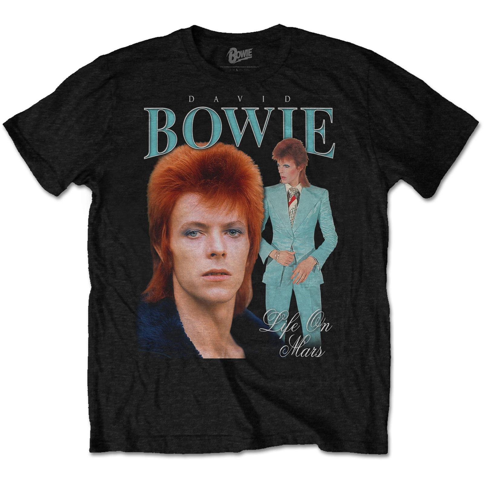 David Bowie  Tshirt LIFE ON MARS HOMAGE 