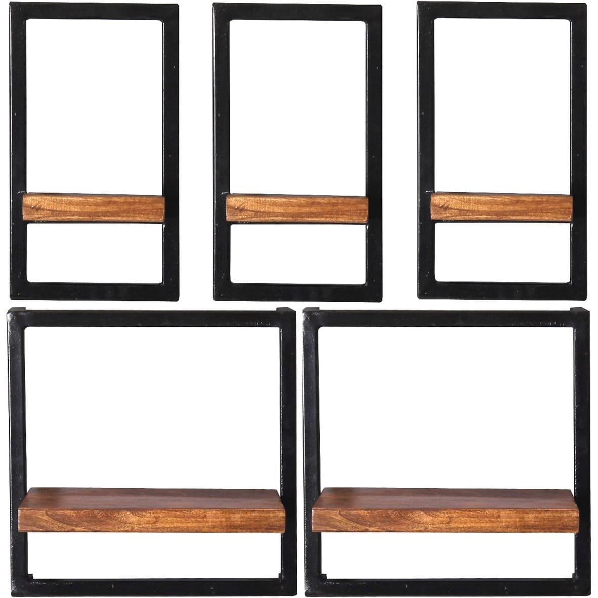 Image of Wandregal Havanna natur 75x25x75 (5-tlg) Wandregal Havanna natur 75x25x75 (5-tlg)