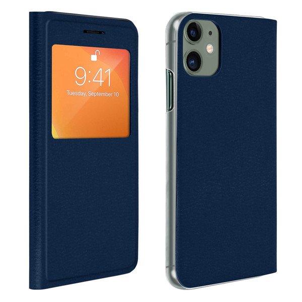 Image of Flip View Cover iPhone 11 Dunkelblau
