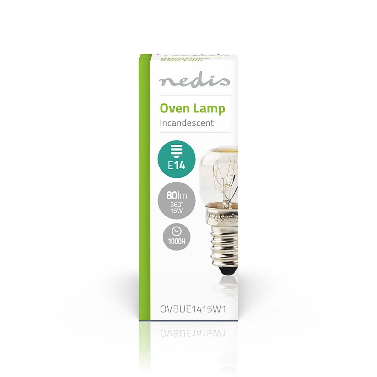 Nedis Lampadina per il forno | 15 W | E14 | Incandescenza | T22  