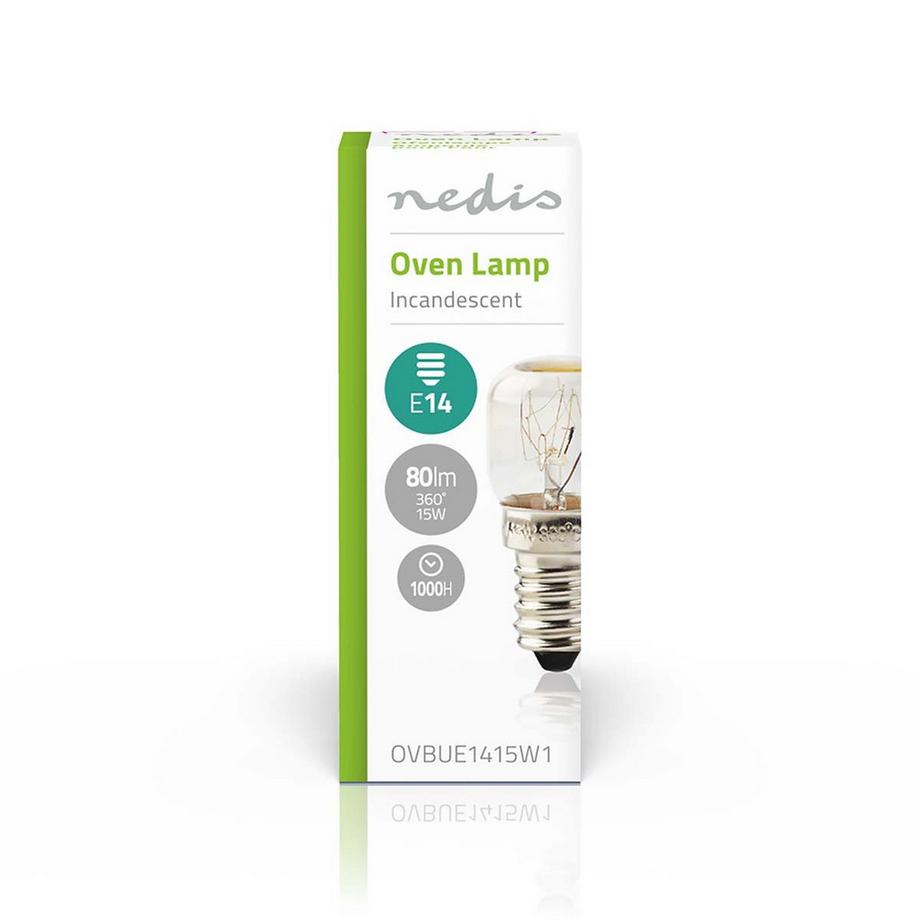 Nedis Ampoule pour le four | 15 W | E14 | Incandescente | T22  