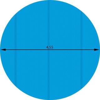 Tectake  Poolabdeckung Solarfolie rund 