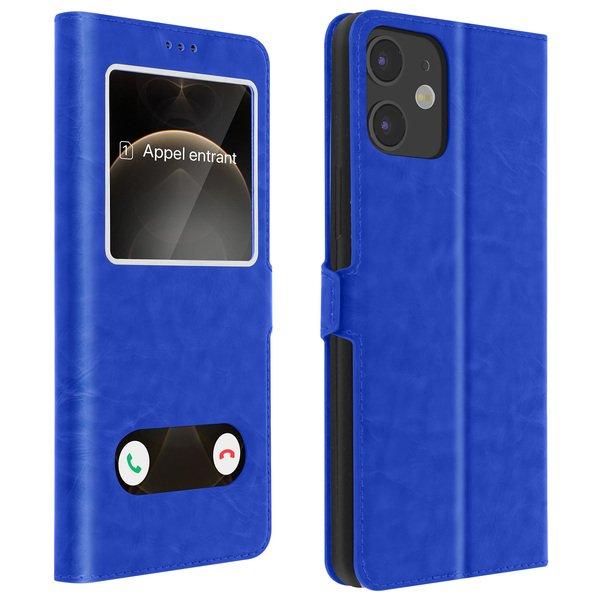 Image of Doppelfenster Cover iPhone 12 Mini Blau
