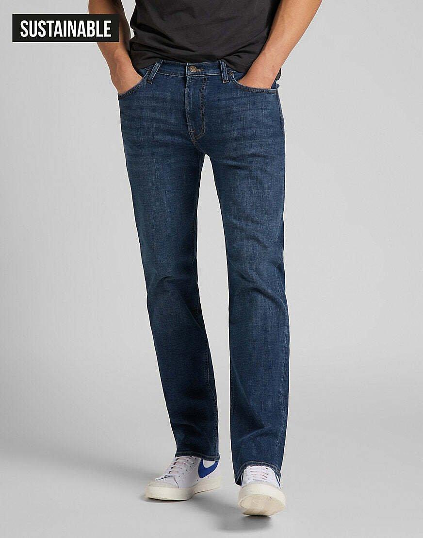Image of Jeans Relaxed Fit West Herren Blau Denim L32/W30