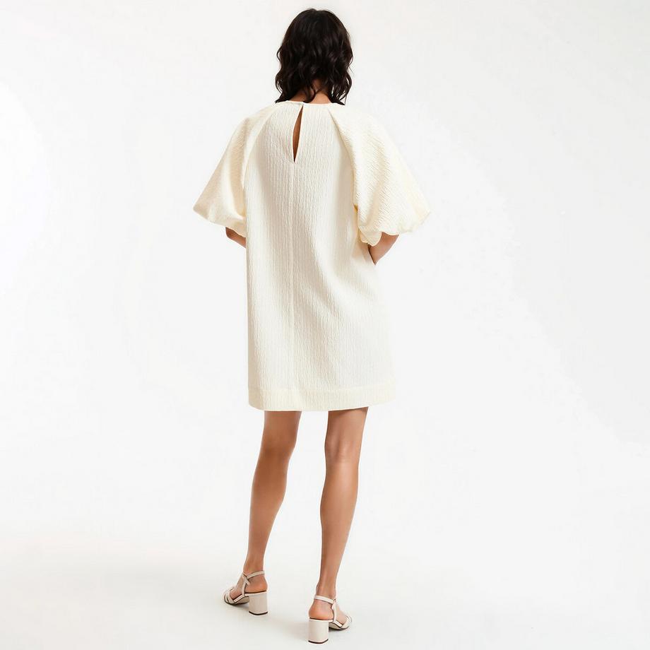 La Redoute Collections Kurzes Kleid mit kurzen Puffärmeln  