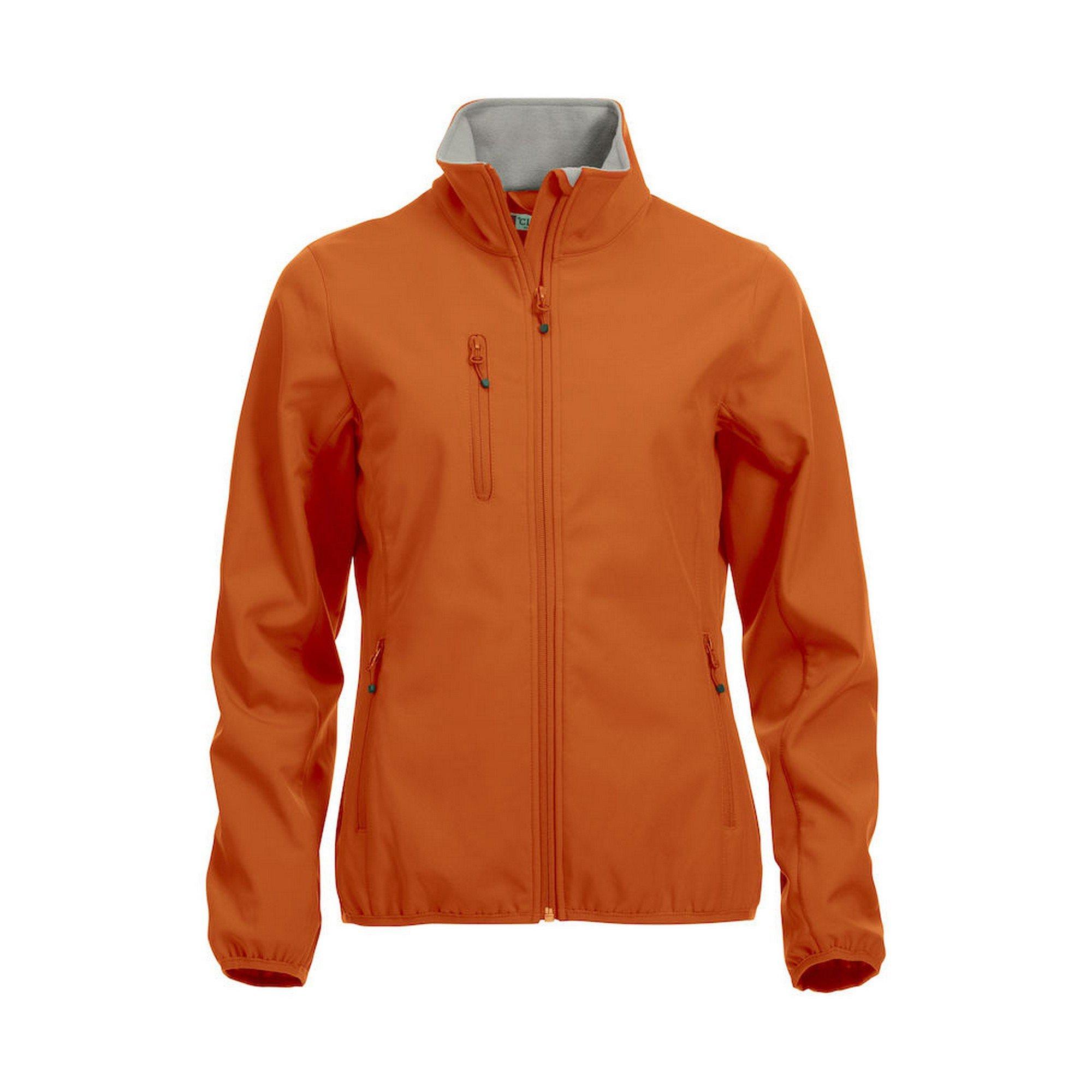 Image of Basic Softshelljacke Damen Orange XS