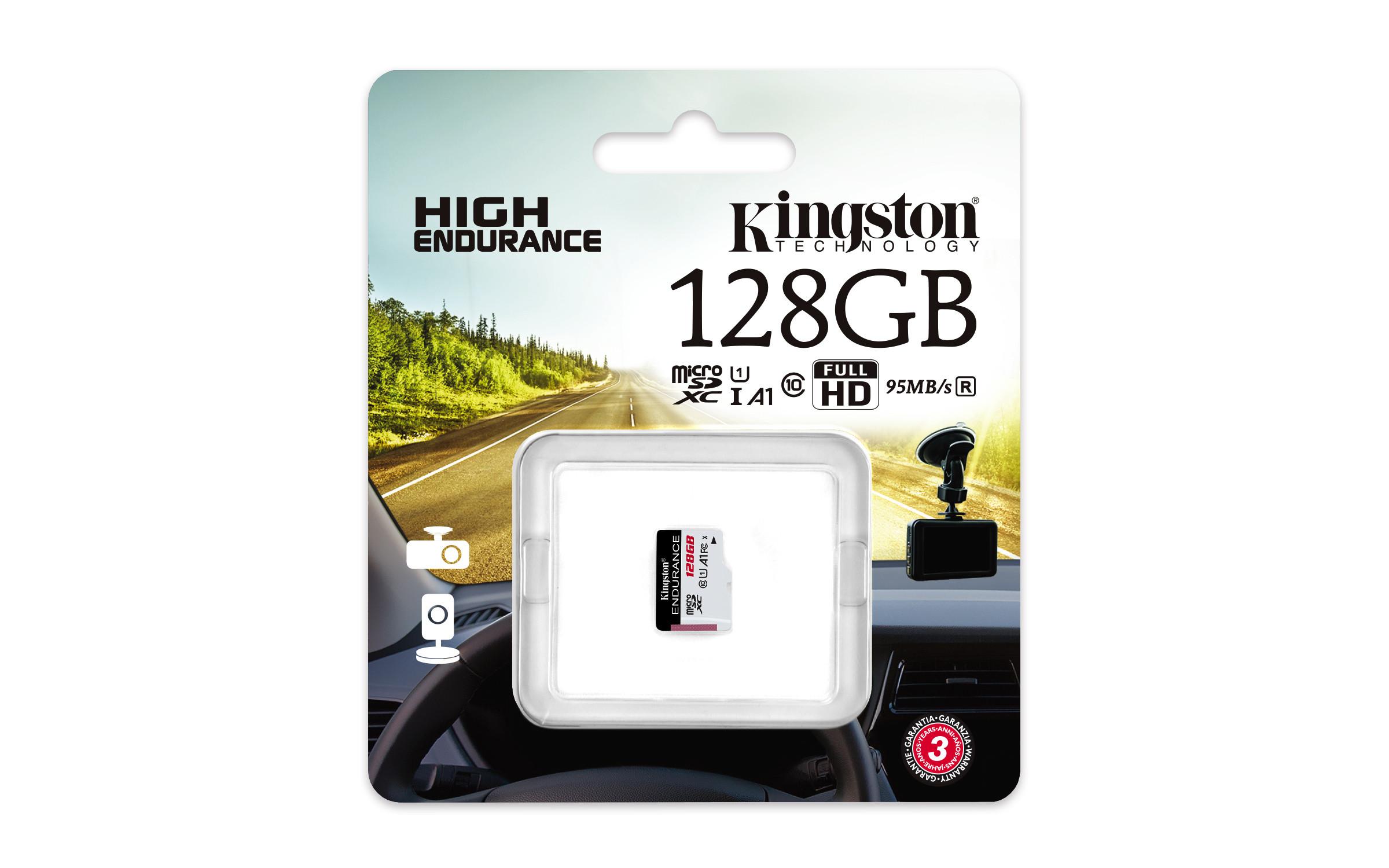 Kingston  Kingston Technology High Endurance 128 GB MicroSD UHS-I Classe 10 