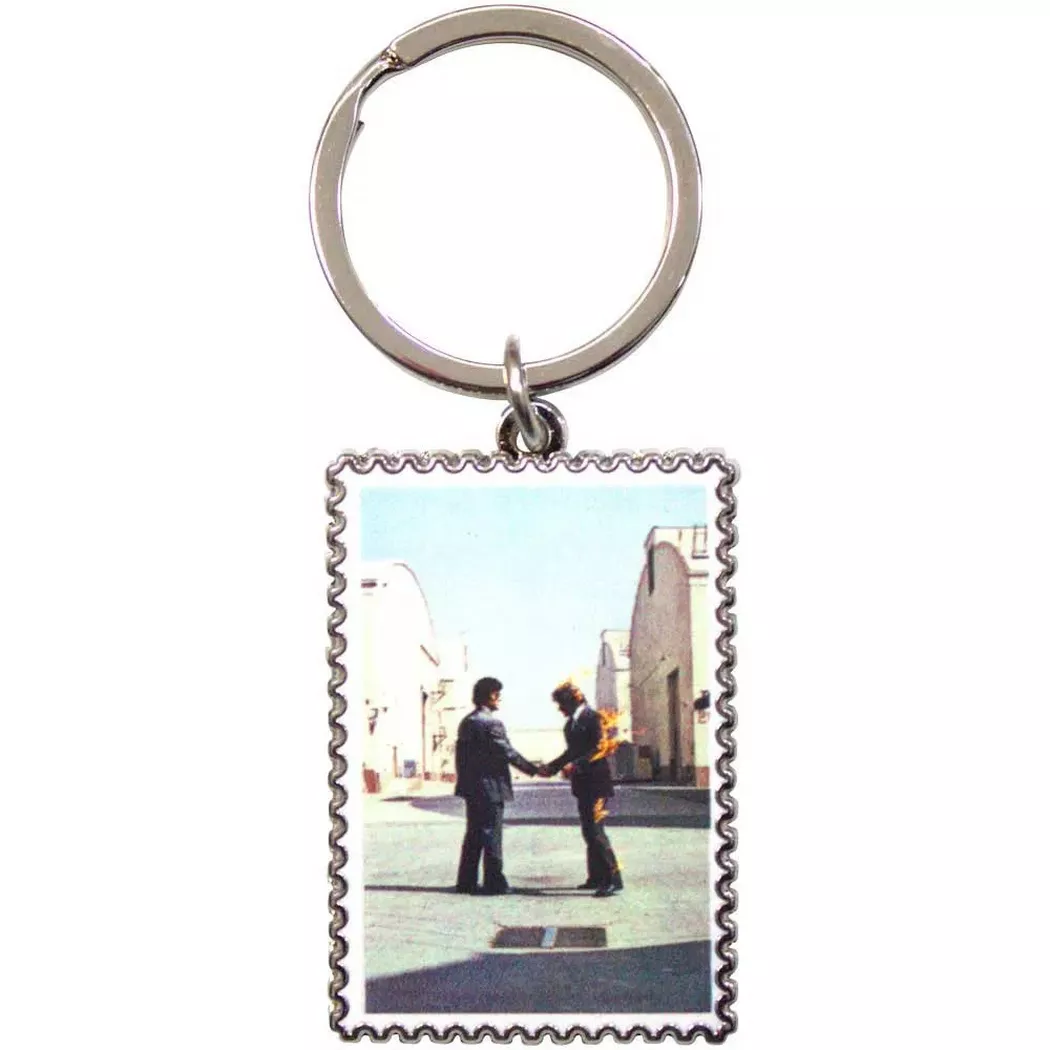 Pink Floyd - Wish You Were Here Schlüsselanhänger Briefmarke, für Herren, Multicolor, Größe