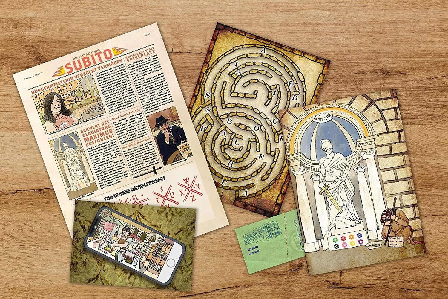 Hidden Games  Das verschollene Schwert (Kinder ab 10 J.) - Krimispiel (Deutsch) 