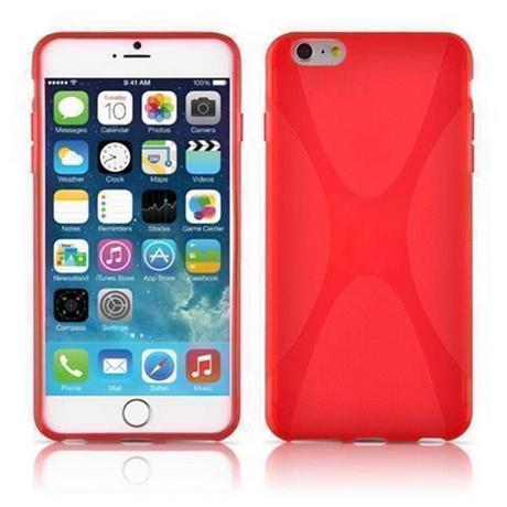 Cadorabo  Housse compatible avec Apple iPhone 6 PLUS / 6S PLUS - Coque de protection en silicone TPU flexible au design X-Line 