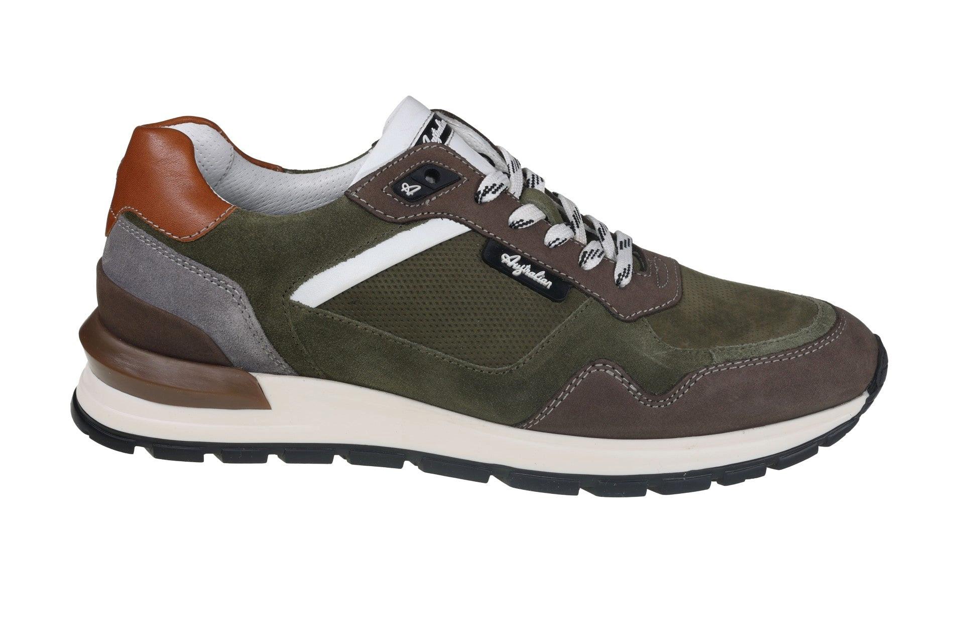 Image of Novecento - Leder Sneaker Herren Grün 46