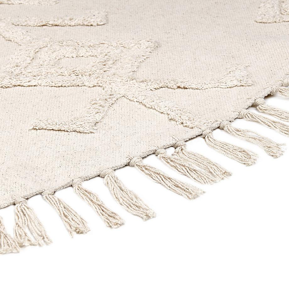Beliani Teppich aus Baumwolle Boho HARRAN  
