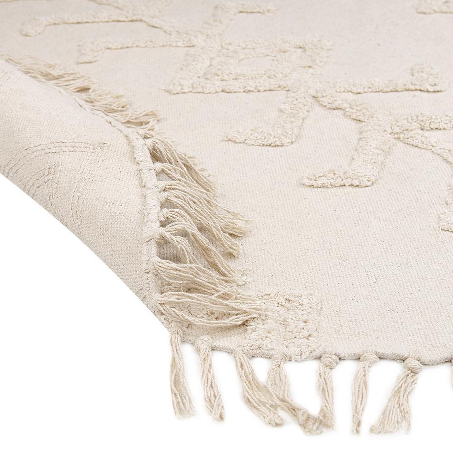 Beliani Teppich aus Baumwolle Boho HARRAN  