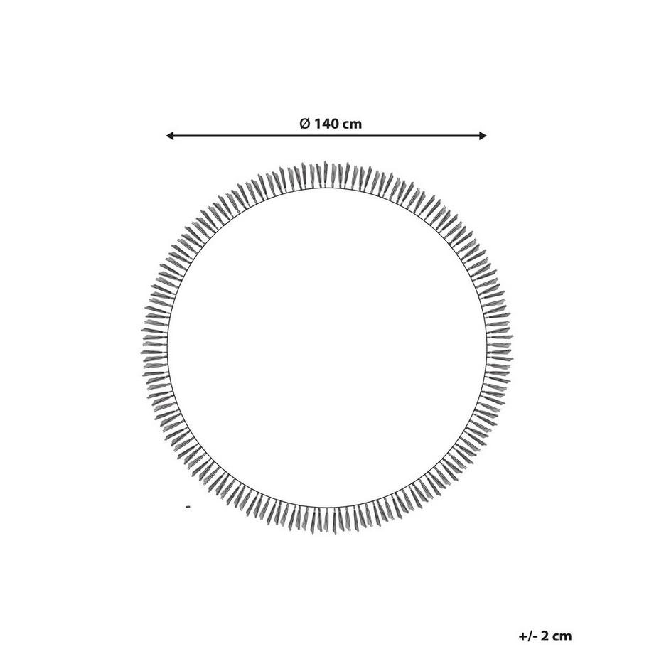 Beliani Teppich aus Baumwolle Boho HARRAN  