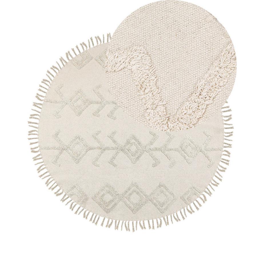 Beliani Teppich aus Baumwolle Boho HARRAN  