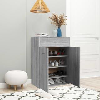 VidaXL Armoire à chaussures bois d'ingénierie  