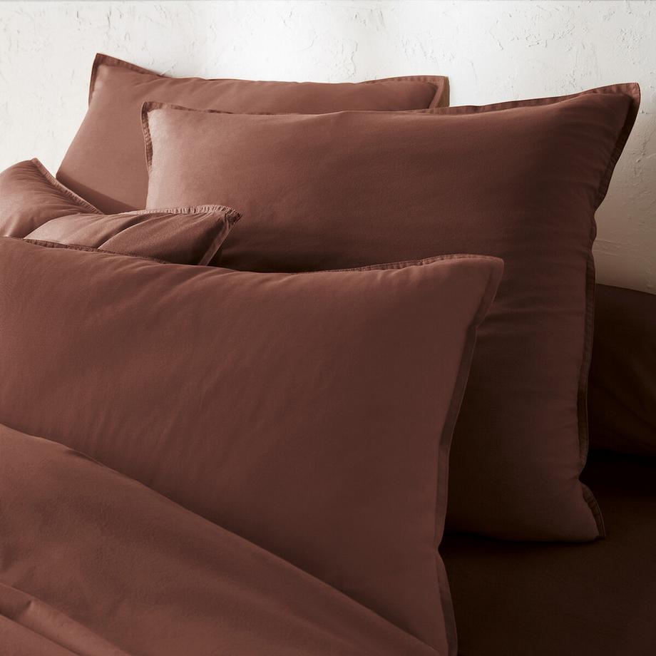 La Redoute Intérieurs Scenario Housse de couette unie en coton lavé  