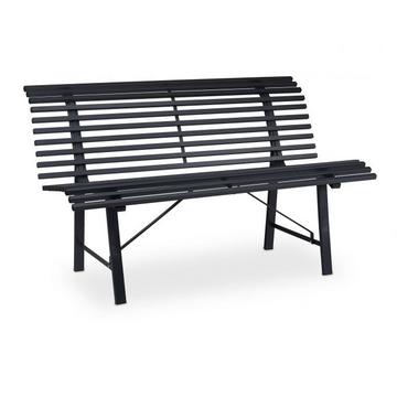 Banc de jardin en acier, anthracite