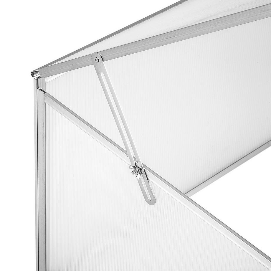 Tectake Doppel-Frühbeet  aus Aluminium witterungsbeständig  