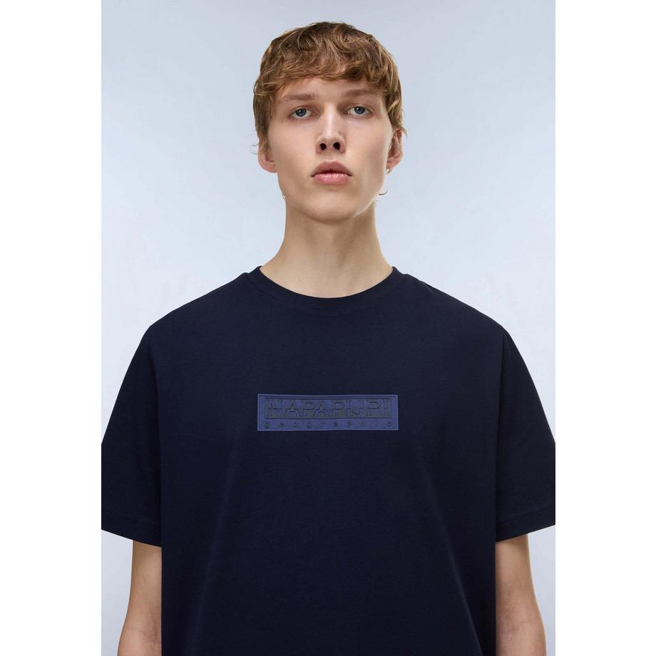 NAPAPIJRI S-Box Logo T-Shirt Maniche Corte  