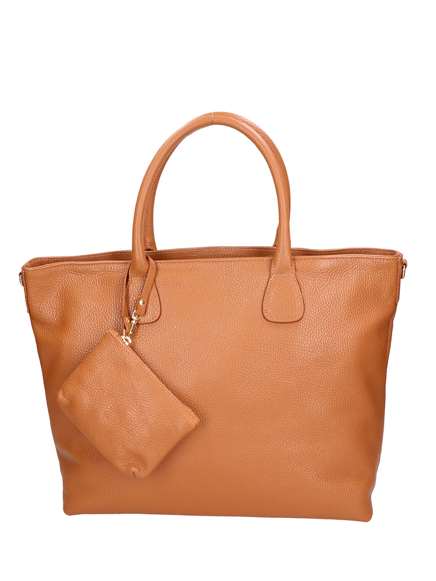 Image of Schultertasche Damen Braun Leder ONE SIZE