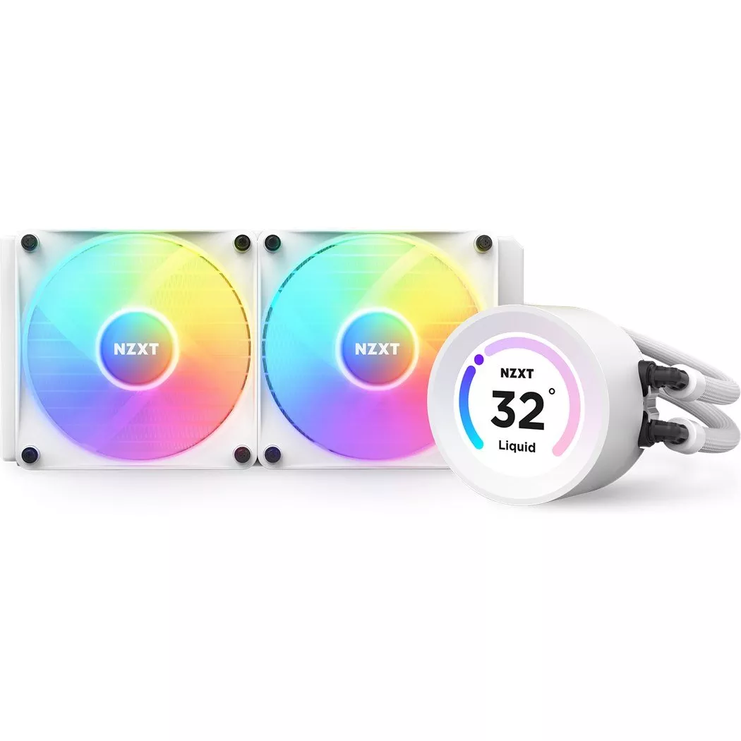 NZXT - Kraken Elite 240 RGB - weiss, Blanco, 120X120X25M