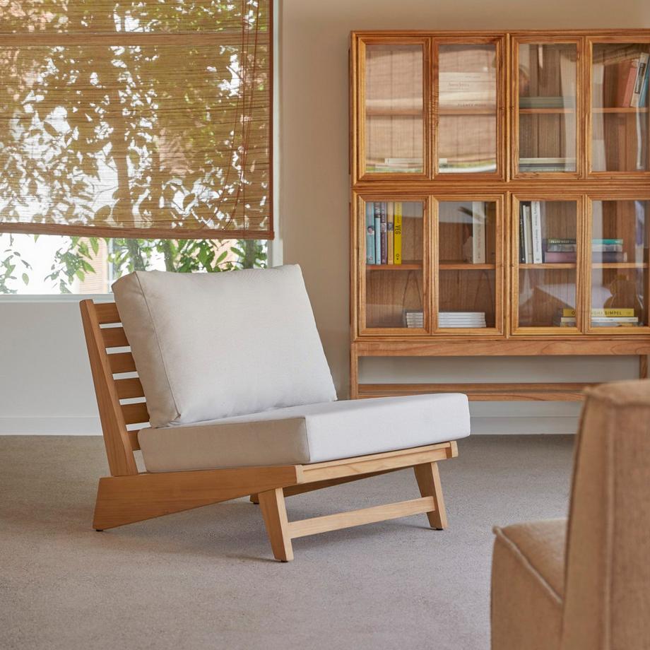 Tikamoon Fauteuil en teck massif Olia  