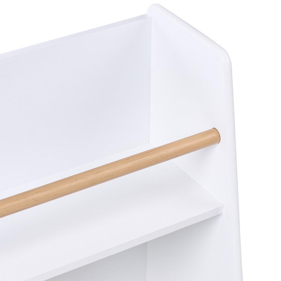 Beliani Bücherregal mit 2 Ebenen aus MDF-Platte  JACKIT  