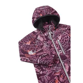 Reima  Kinder Softshell Jacke Vantti Deep purple print 