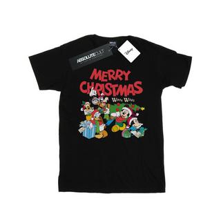 Disney  Tshirt MICKEY MOUSE AND FRIENDSWINTER WISHES 