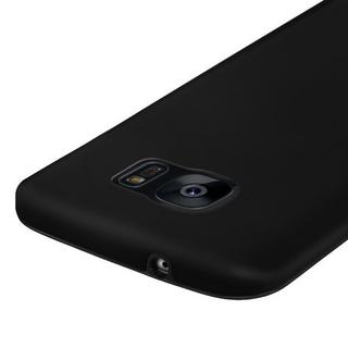 Avizar  Coque intégrale noir Galaxy S7 Edge 