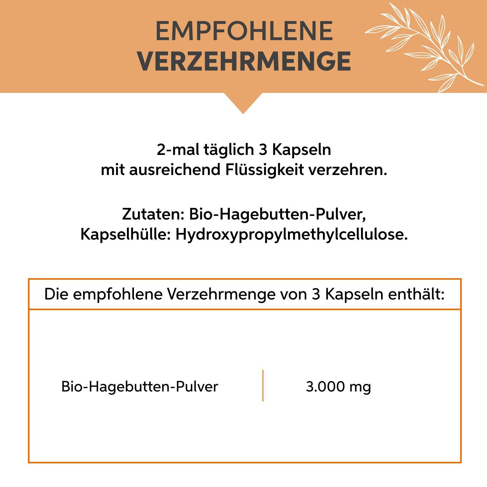 Eltabia  Capsule di rosa canina biologica 