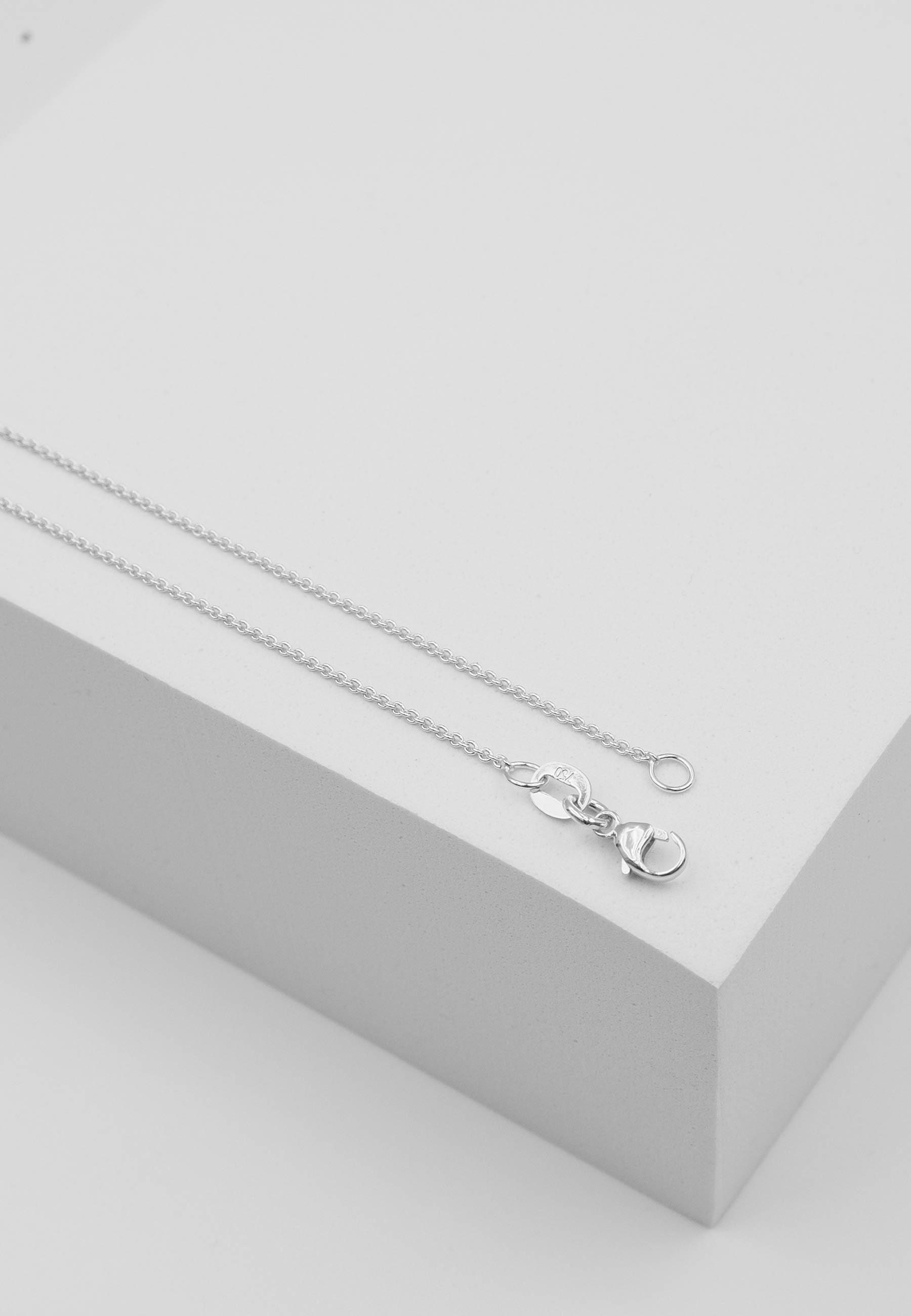 Image of Collier Rundanker Weissgold 750, 1.1mm, 45cm Damen Silber 45cm