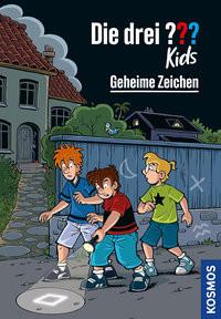 Die drei ??? Kids, 95, Geheime Zeichen Pfeiffer, Boris; Smialkowski, Udo (Illustrationen) Copertina rigida 