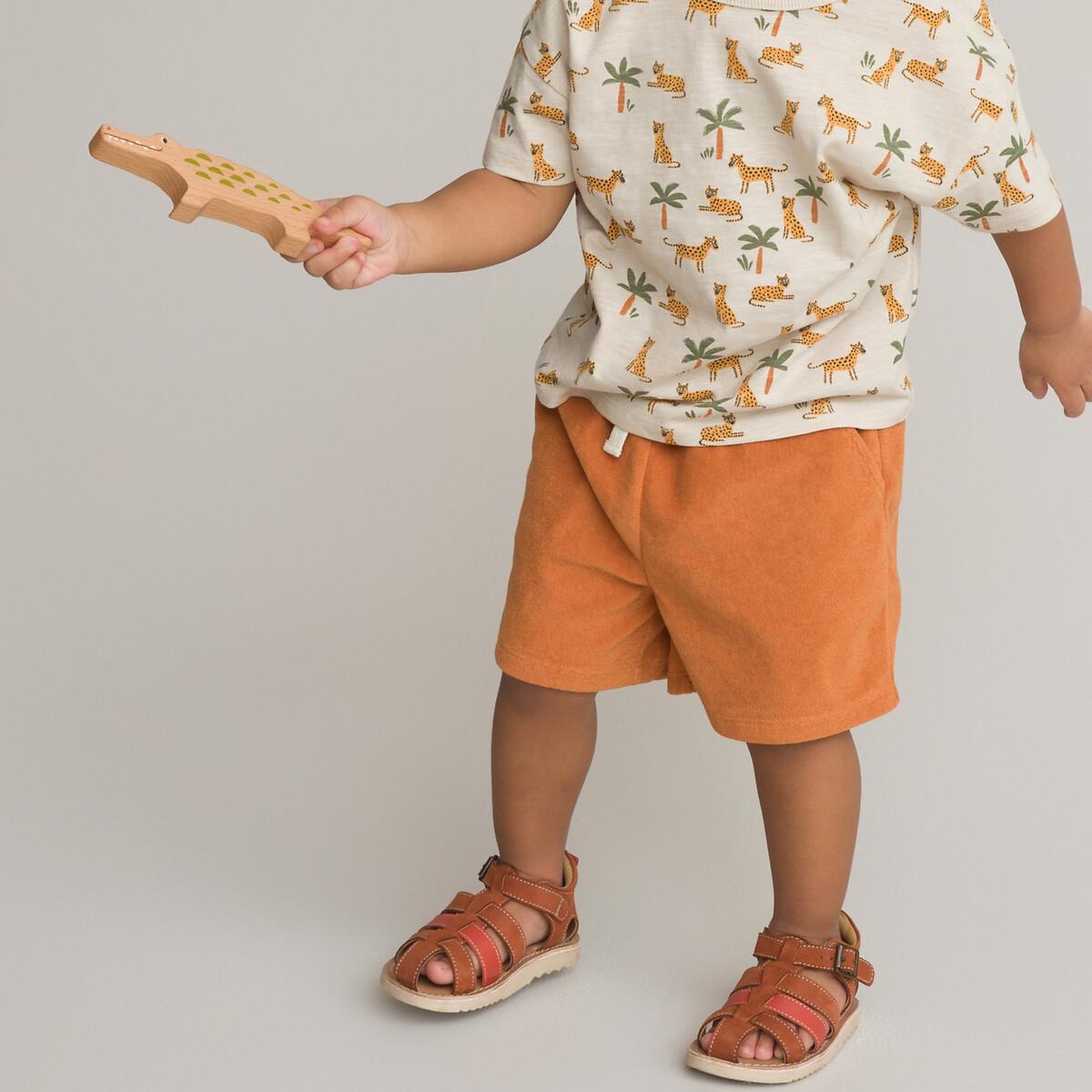 Image of 2er-pack Shorts Aus Frottee Unisex Beige 5-6A