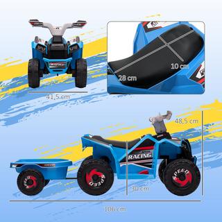 HOMCOM  Moto pour enfants 