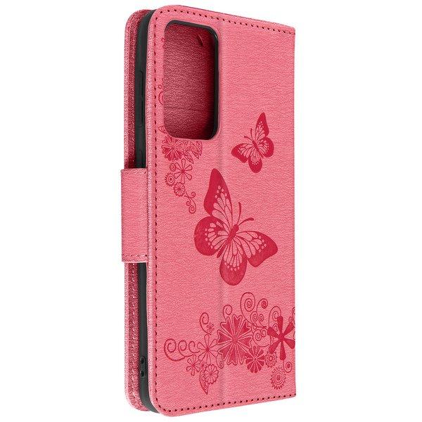 Avizar  Blumen Klapphülle Samsung A33 Rosa 