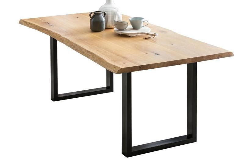 Image of Esstisch Eiche mit Baumkante 200x100cm Esstisch Eiche mit Baumkante 200x100cm