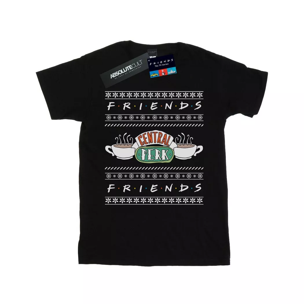 Friends - Central Perk TShirt, für Damen, Schwarz, Größe S