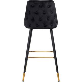 mutoni Chaise de bar Imani noire 109  