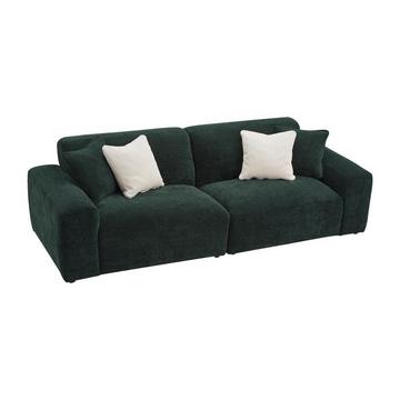 Sofa 3-Sitzer - Cord - Tannengrün - TIRONO von Maison Céphy