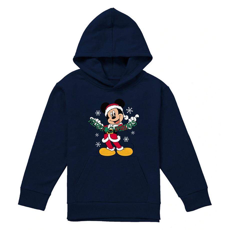 Sweat À Capuche Motif Mickey Mouse Merry Christmas