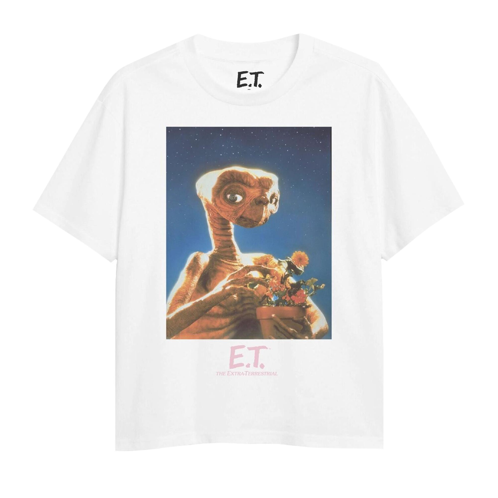 E.T. the Extra-Terrestrial  Tshirt WITH FLOWERS 