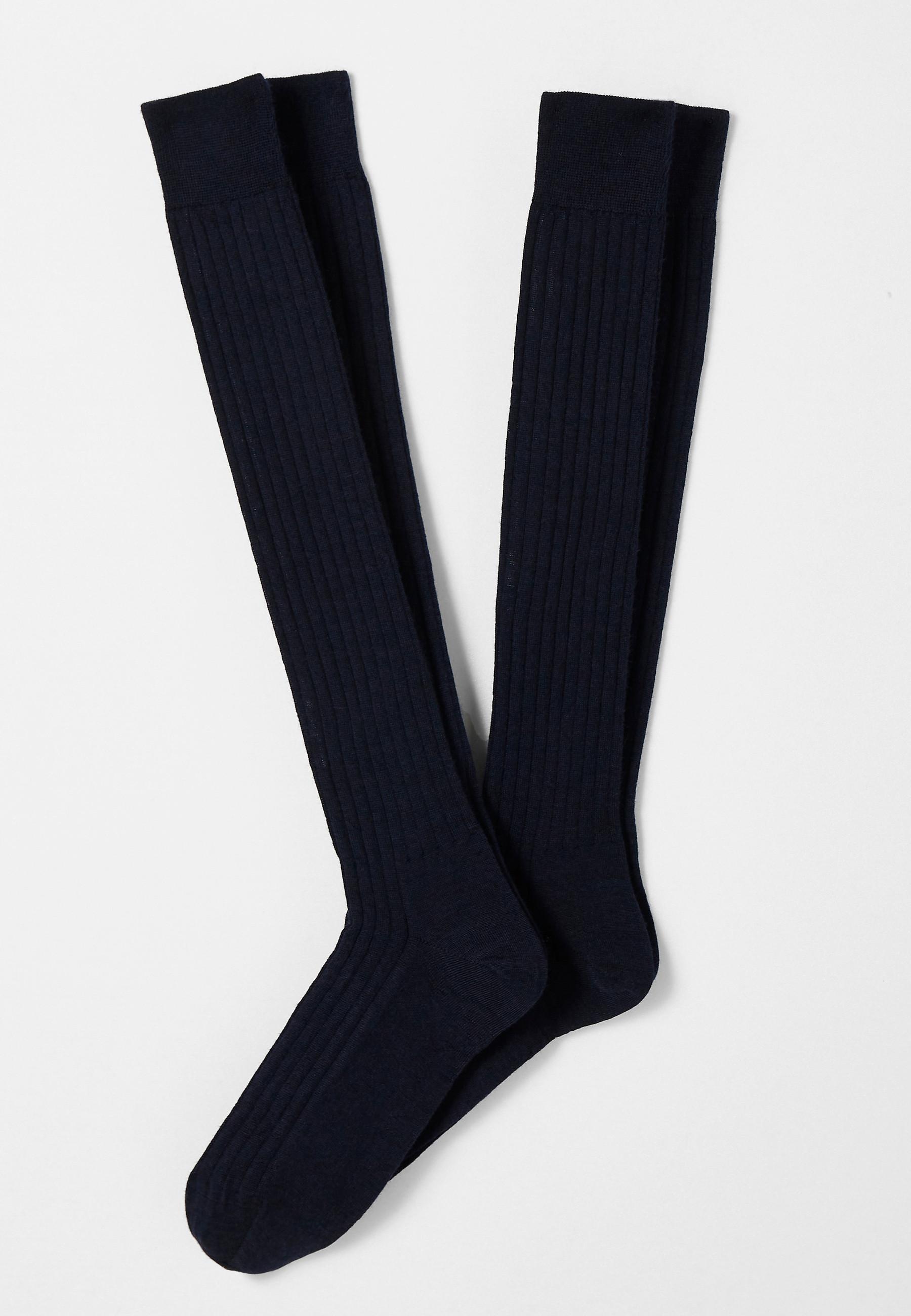 Image of Kniestrümpfe Im 2er-pack. Herren Blau 44-45